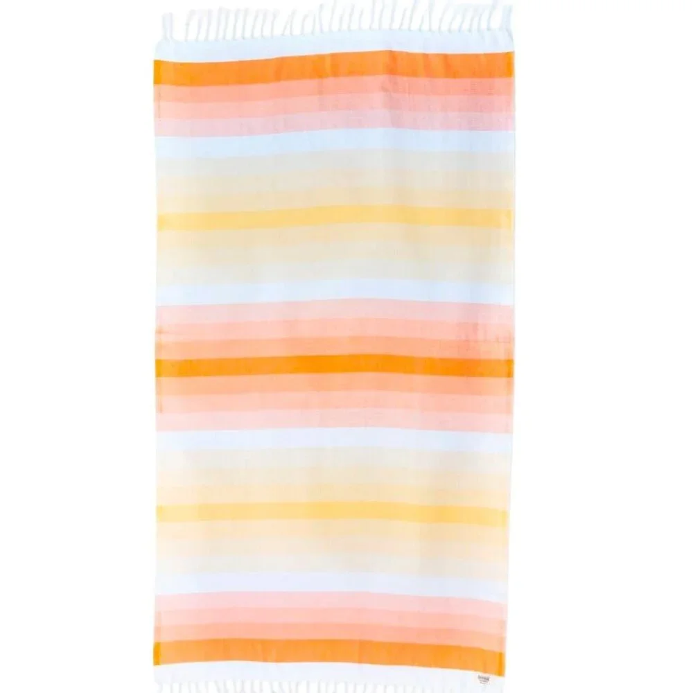 Teema Turkish Towel Yellow Layers 100% Turkish Cotton Flat Woven 68